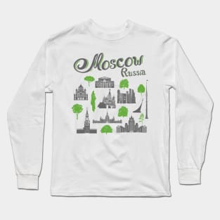 Moscow architecture Long Sleeve T-Shirt